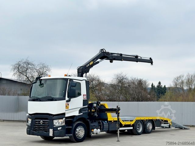 Truck mounted crane RENAULT T 380 * Abschleppwagen 7,50m* KRAN/FUNK * TOP