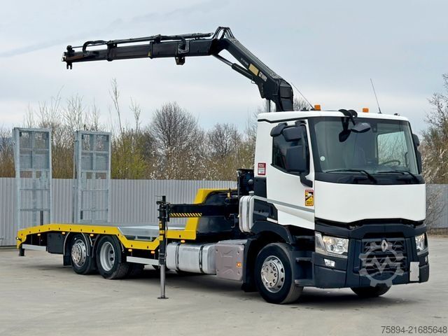 Truck mounted crane RENAULT T 380 * Abschleppwagen 7,50m* KRAN/FUNK * TOP