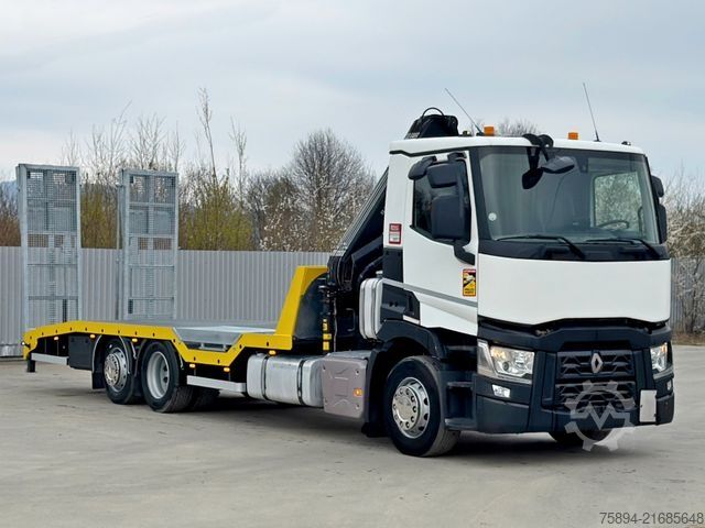 Truck mounted crane RENAULT T 380 * Abschleppwagen 7,50m* KRAN/FUNK * TOP