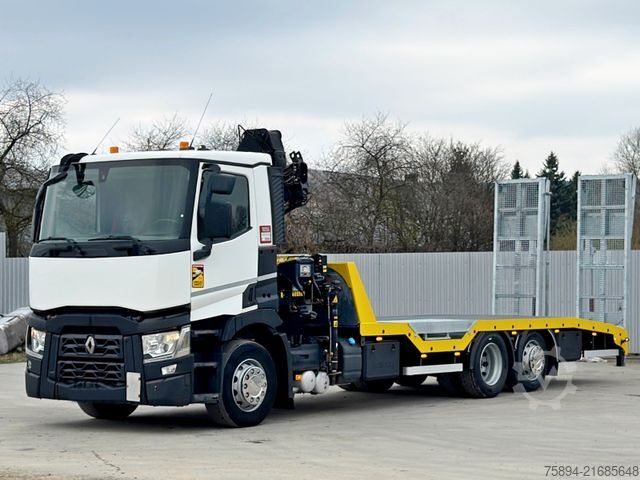 Truck mounted crane RENAULT T 380 * Abschleppwagen 7,50m* KRAN/FUNK * TOP