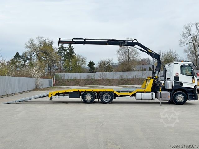Truck mounted crane RENAULT T 380 * Abschleppwagen 7,50m* KRAN/FUNK * TOP