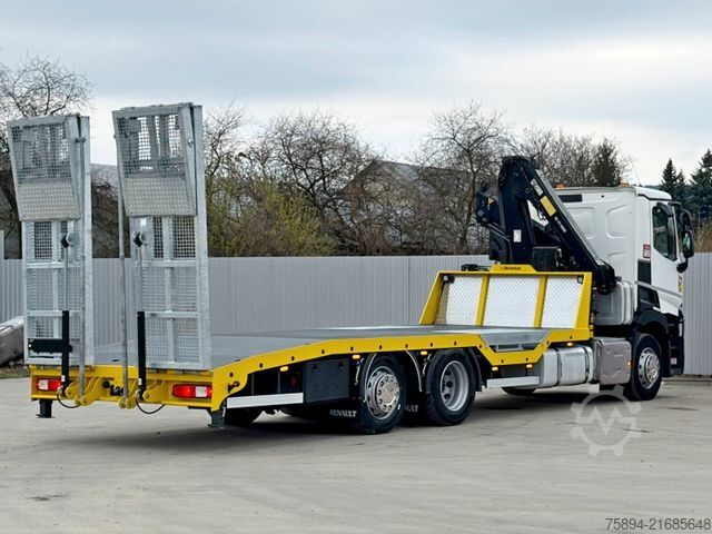 Truck mounted crane RENAULT T 380 * Abschleppwagen 7,50m* KRAN/FUNK * TOP