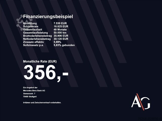 Kamper ciężarowy Mercedes-Benz Vito 116 CDI Kasten  Lang 9Gtr MBUX SHZ RfKam 3S