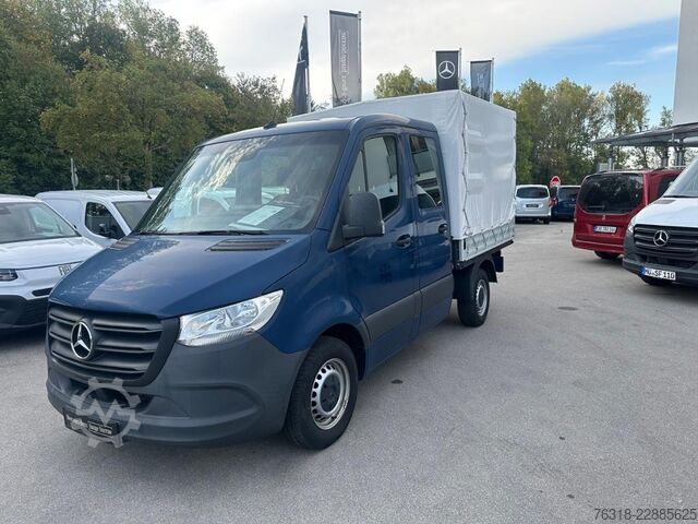 Samochód dostawczy z plandeką Mercedes-Benz Sprinter 215CDI Pritsche Plane DOKA kurz MBUX
