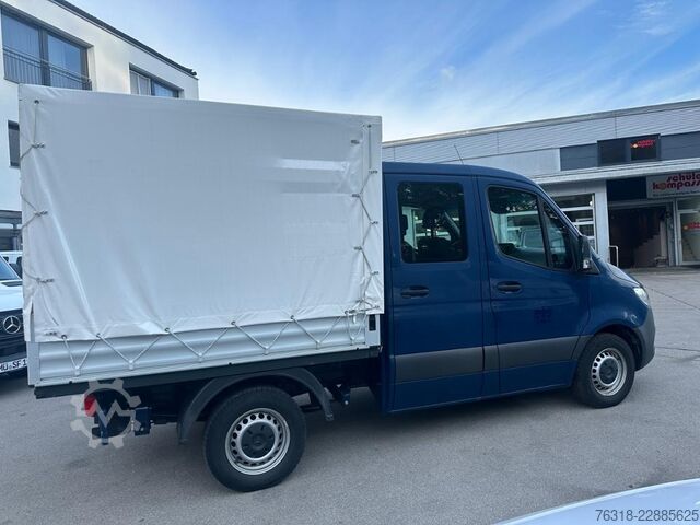 Samochód dostawczy z plandeką Mercedes-Benz Sprinter 215CDI Pritsche Plane DOKA kurz MBUX