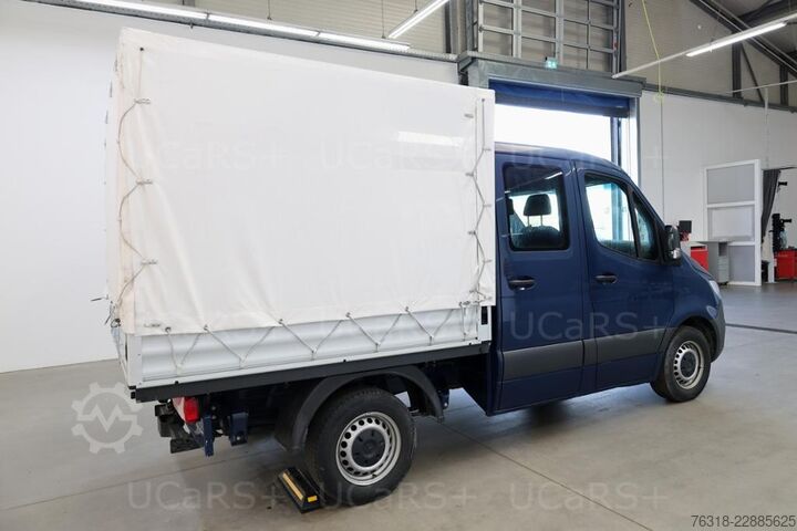 Samochód dostawczy z plandeką Mercedes-Benz Sprinter 215CDI Pritsche Plane DOKA kurz MBUX