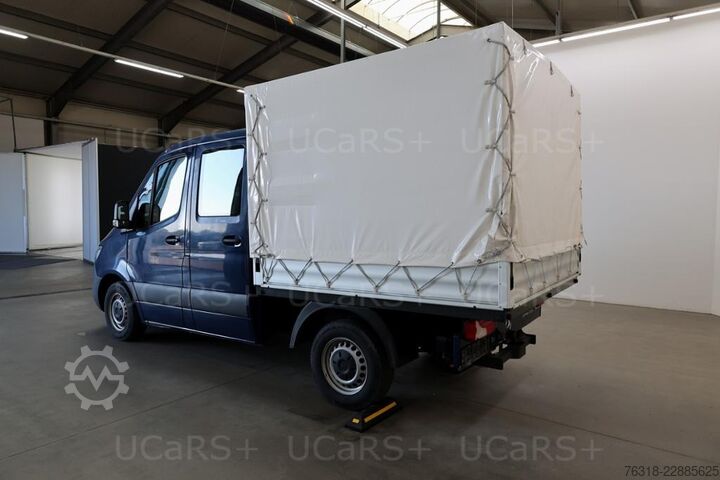 Samochód dostawczy z plandeką Mercedes-Benz Sprinter 215CDI Pritsche Plane DOKA kurz MBUX