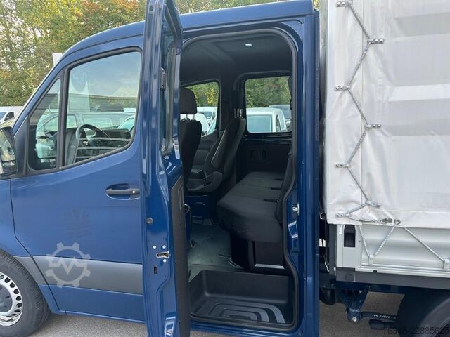 Samochód dostawczy z plandeką Mercedes-Benz Sprinter 215CDI Pritsche Plane DOKA kurz MBUX