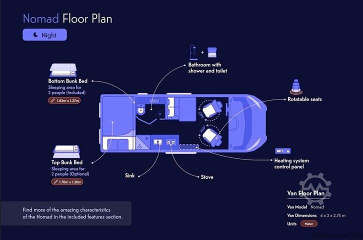 Karavan/karavan araç Fiat Ducato Weinsberg Carabus 600K | 2023 | EURO 6 | Venditore professional