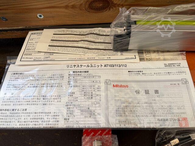 MITUTOYO AT103 Lineer Ölçek + Aksesuarlar | YENİ SET MITUTOYO AT103 Linear Scale + Akcesoria | NOWY ZESTAW MITUTOYO AT103 Linear Scale + Akcesoria | NOWY ZESTAW