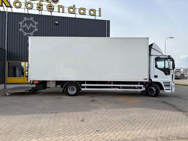 Gesloten bak Iveco 120E 210 + LOADLIFT