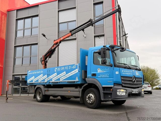 Ladepritsche Mercedes-Benz Atego 1223 4x2 Pritsche mit Heckladekran ATLAS