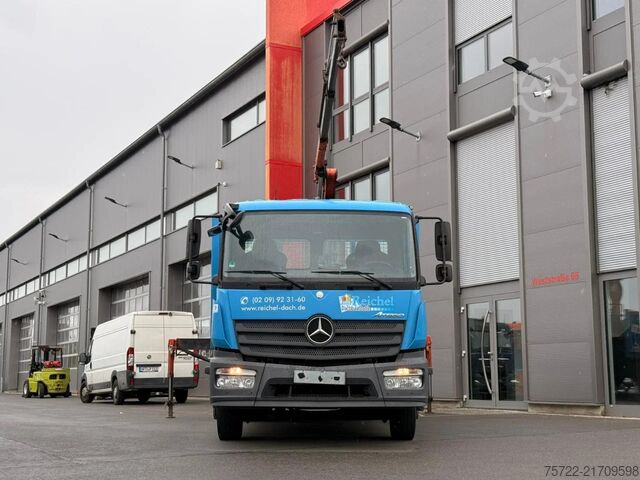 Ladepritsche Mercedes-Benz Atego 1223 4x2 Pritsche mit Heckladekran ATLAS