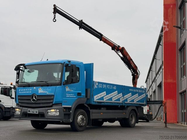Ladepritsche Mercedes-Benz Atego 1223 4x2 Pritsche mit Heckladekran ATLAS