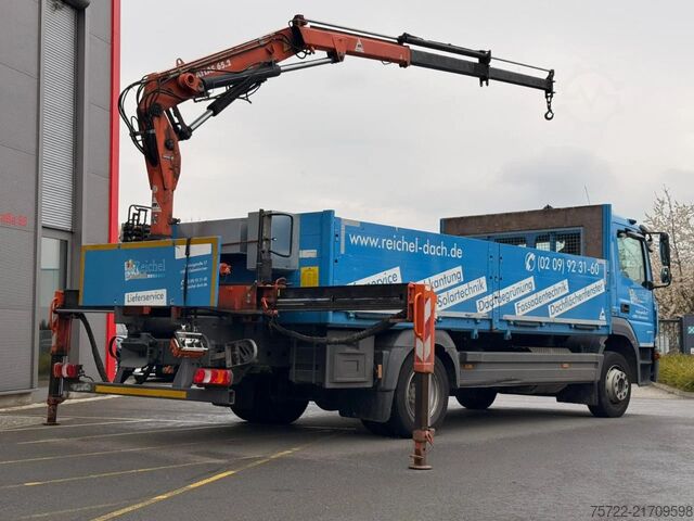 Ladepritsche Mercedes-Benz Atego 1223 4x2 Pritsche mit Heckladekran ATLAS