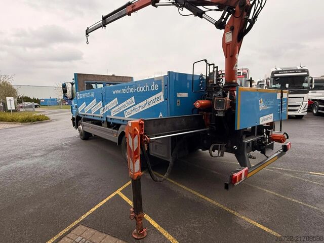 Ladepritsche Mercedes-Benz Atego 1223 4x2 Pritsche mit Heckladekran ATLAS