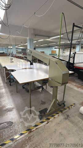 Linie industrială de așezare și tăiere a materialelor textile Bergman&Johansson 420 Band 4200