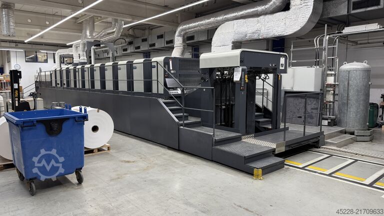 ÍVES OFSZET NYOMDAGÉP Man Roland R 707 LTTLV UV Evolution + Mabeg RS 104