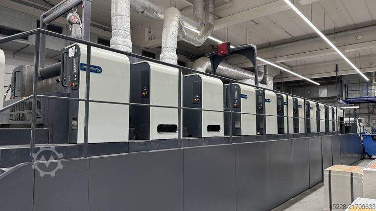 ÍVES OFSZET NYOMDAGÉP Man Roland R 707 LTTLV UV Evolution + Mabeg RS 104