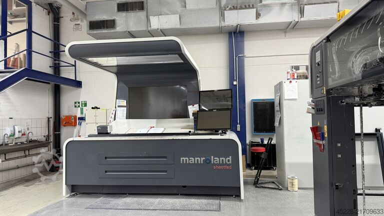 ÍVES OFSZET NYOMDAGÉP Man Roland R 707 LTTLV UV Evolution + Mabeg RS 104