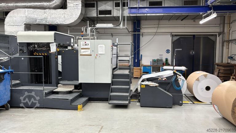 ÍVES OFSZET NYOMDAGÉP Man Roland R 707 LTTLV UV Evolution + Mabeg RS 104