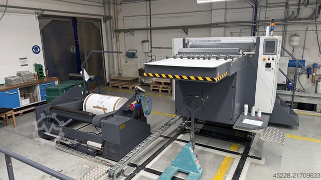 OFFSETOWA MASZYNA DRUKARSKA Z PODAWANIEM ARKUSZY Man Roland R 707 LTTLV UV Evolution + Mabeg RS 104