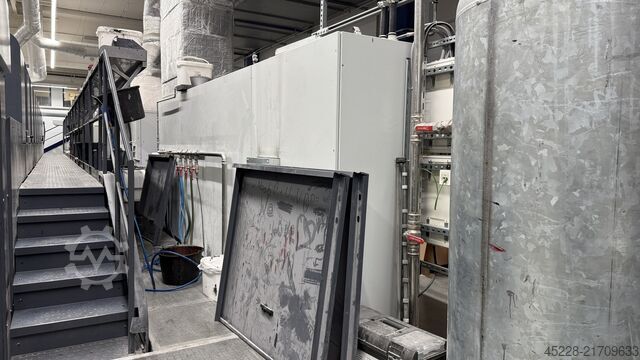 OFFSETOWA MASZYNA DRUKARSKA Z PODAWANIEM ARKUSZY Man Roland R 707 LTTLV UV Evolution + Mabeg RS 104