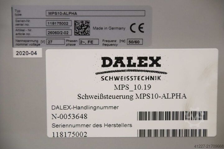 Puntslasmachine 200 kVA Dalex PMS 14-4