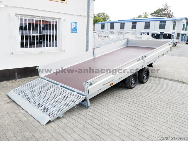 Aanhangwagen voor zwaar materieel Hapert INDIGO HT2 3500kg 455x200x30cm Parabel