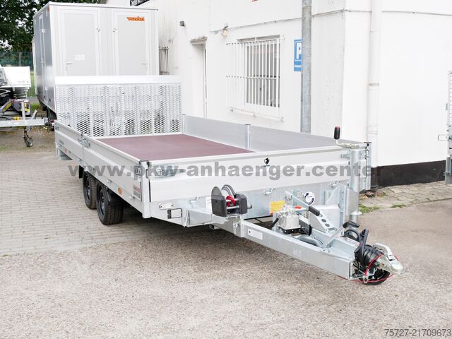 Aanhangwagen voor zwaar materieel Hapert INDIGO HT2 3500kg 455x200x30cm Parabel