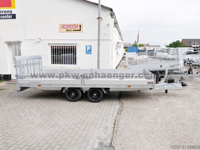Aanhangwagen voor zwaar materieel Hapert INDIGO HT2 3500kg 455x200x30cm Parabel