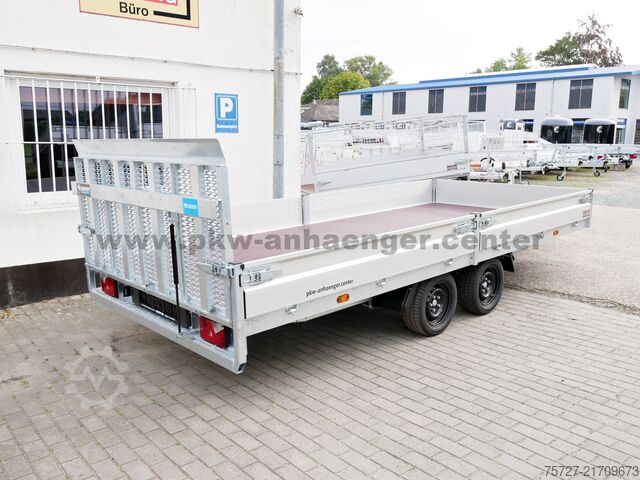 Aanhangwagen voor zwaar materieel Hapert INDIGO HT2 3500kg 455x200x30cm Parabel