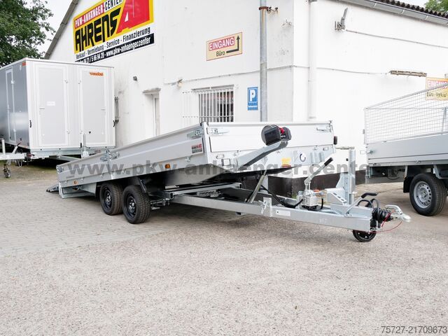 Aanhangwagen voor zwaar materieel Hapert INDIGO HT2 3500kg 455x200x30cm Parabel
