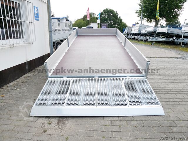 Aanhangwagen voor zwaar materieel Hapert INDIGO HT2 3500kg 455x200x30cm Parabel