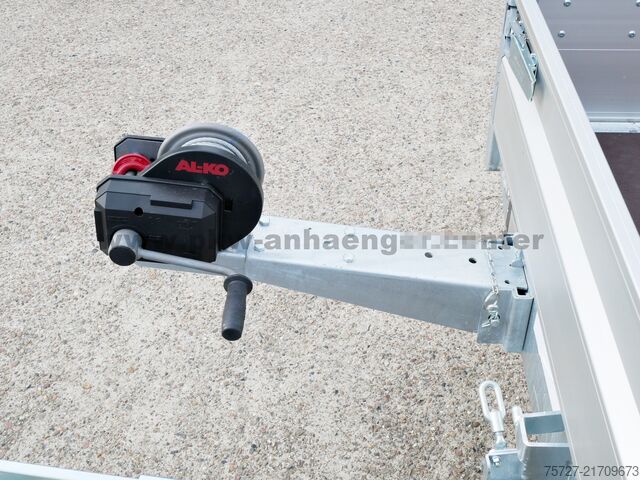 Aanhangwagen voor zwaar materieel Hapert INDIGO HT2 3500kg 455x200x30cm Parabel