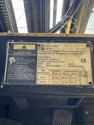 Empilhador Hyster H3.0XM