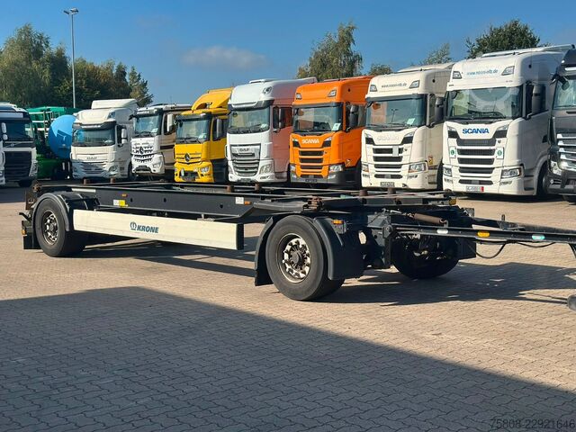 Remorcă cu șasiu interschimbabil KRONE AZ 18E Lafette Bereifung 445/45 19,5 TÜV 09/2027