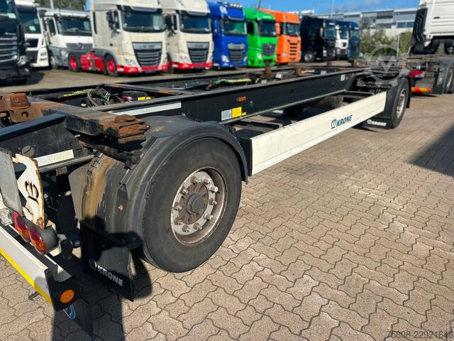 Remorcă cu șasiu interschimbabil KRONE AZ 18E Lafette Bereifung 445/45 19,5 TÜV 09/2027