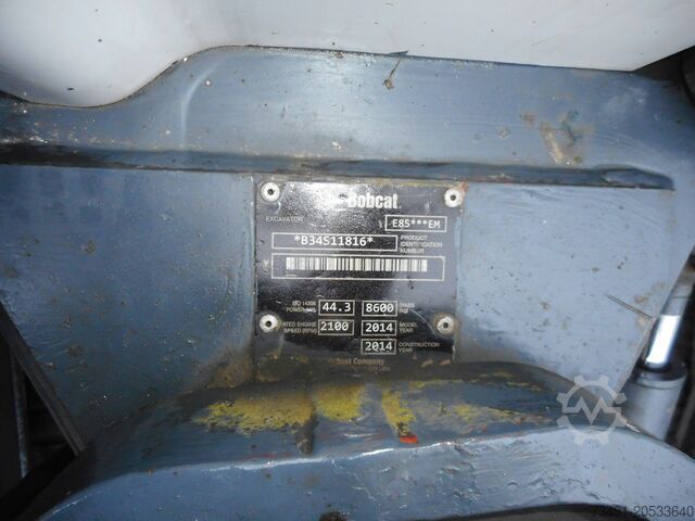 Mini excavator Bobcat E85 mit TILTROTATOR ENGCON