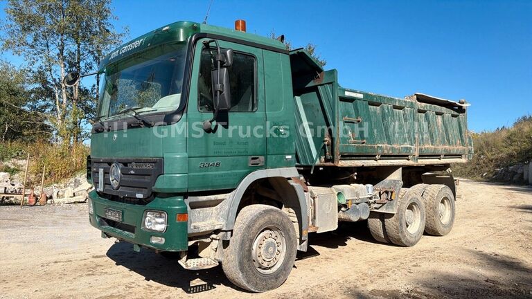 Driezijdige kipper MERCEDES-BENZ Actros 3348 / 6X6 ALLRAD/Full Steel/ EPS 3 Pedal