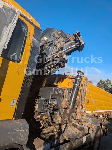 Driezijdige kipper MAN TGS 26.440 / 6X4 / Manual / Hiab Kran 288
