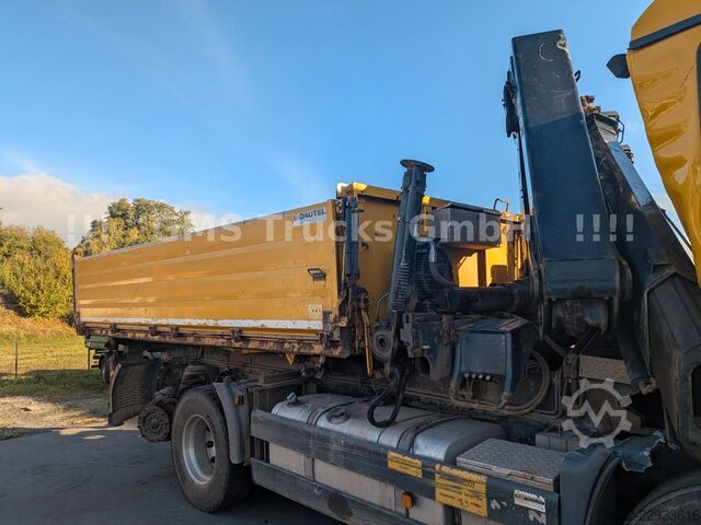 Driezijdige kipper MAN TGS 26.440 / 6X4 / Manual / Hiab Kran 288