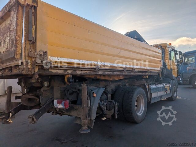 Driezijdige kipper MAN TGS 26.440 / 6X4 / Manual / Hiab Kran 288