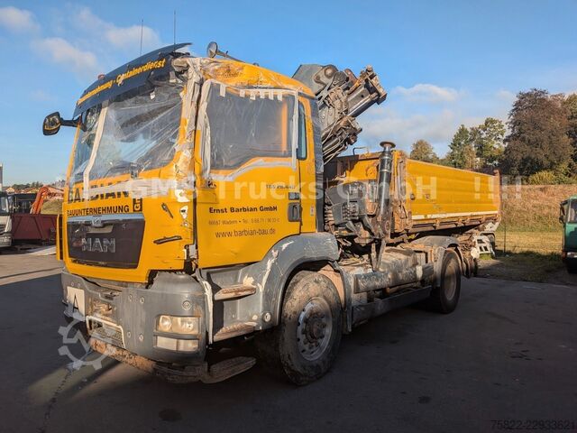 Kiepwagen MAN TGS 26.440 / 6X4 / Manual / Hiab Kran 288
