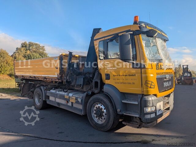 Kiepwagen MAN TGS 26.440 / 6X4 / Manual / Hiab Kran 288