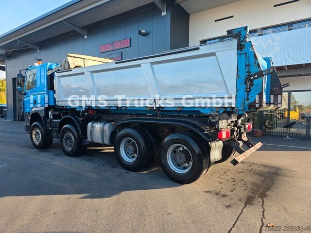 Driezijdige kipper DAF CF 460 / 8X4 / BORDMATIK / Ret / Plane