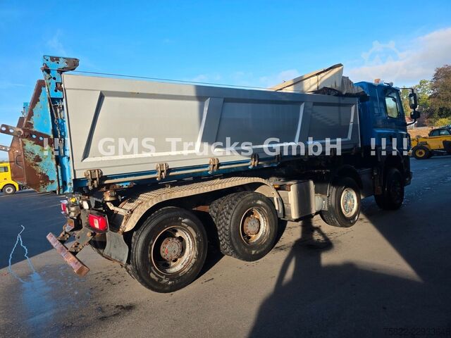 Three-sided tipper truck DAF CF 460 / 8X4 / BORDMATIK / Ret / Plane