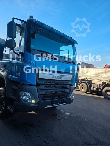 Three-sided tipper truck DAF CF 460 / 8X4 / BORDMATIK / Ret / Plane