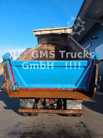 Three-sided tipper truck DAF CF 460 / 8X4 / BORDMATIK / Ret / Plane