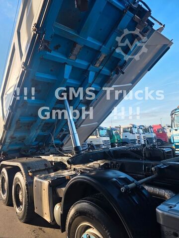 Three-sided tipper truck DAF CF 460 / 8X4 / BORDMATIK / Ret / Plane